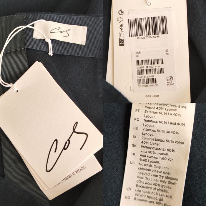 Cos Atelier дуже тепла довга  спідниця на основі вовни EU 34  EU42