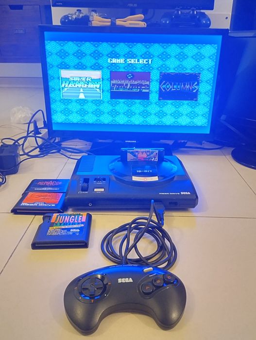 Sega Mega Drive I com 10 jogos