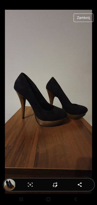 Buty na wysokim obcasie