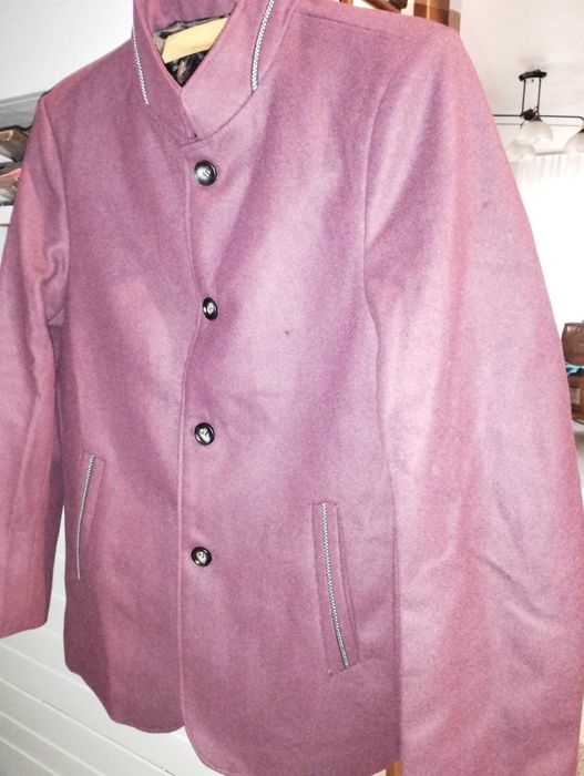 KURTKA - ocieplana bordowa