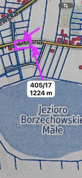 Działka z widokiem na jezioro