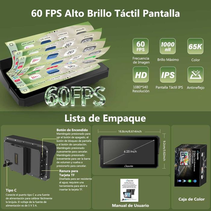 Carpuride W602BS PRO