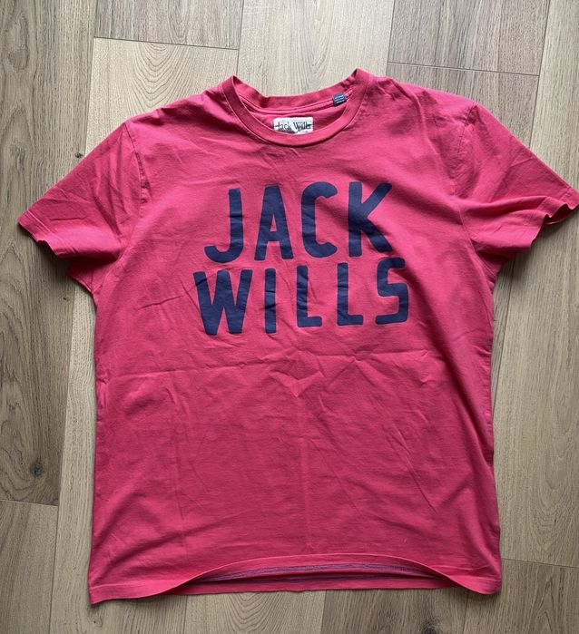 Jack Wills oryginalny t-shirt różowy M