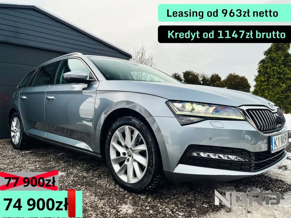 Skoda Superb *Bezwypadkowa, FV23%, 2.0TDI DSG, Polski Salon, Kredytowanie/Leasing!