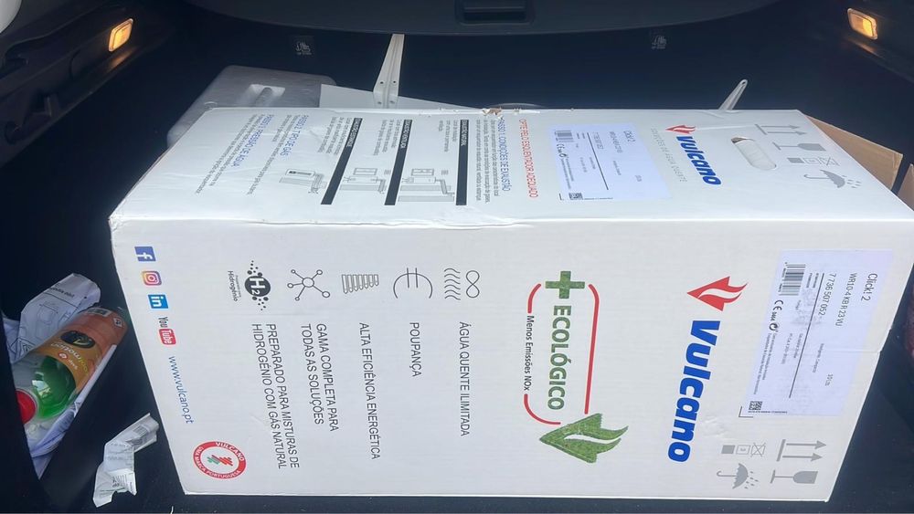 Vendo Aquecedor a gas uma semana de uso apenas