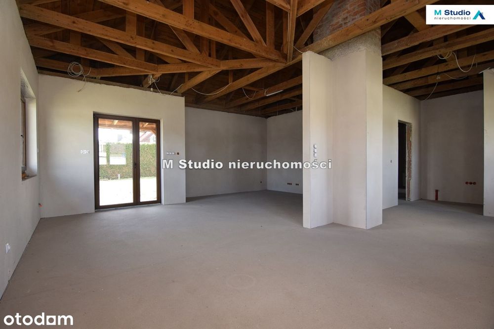 Parterowy 146m²/1299m² |Zaawansowana budowa |6 min do Mosiny Brodnicy