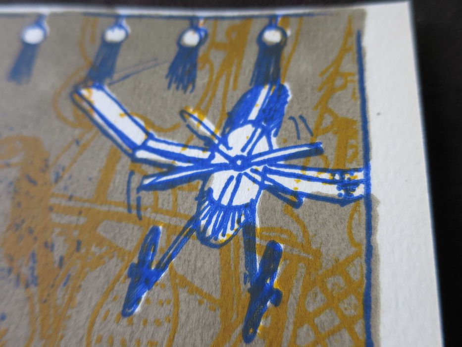 Serigrafia René Bértholo 1964 grupo KWY arte