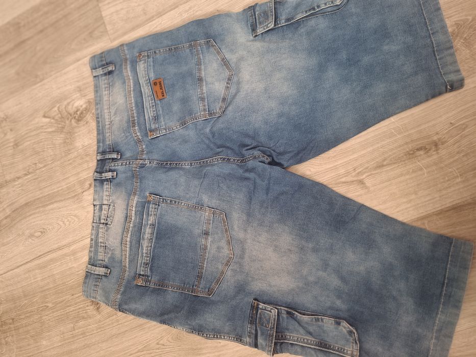 Spodenki męskie jeans, plus size