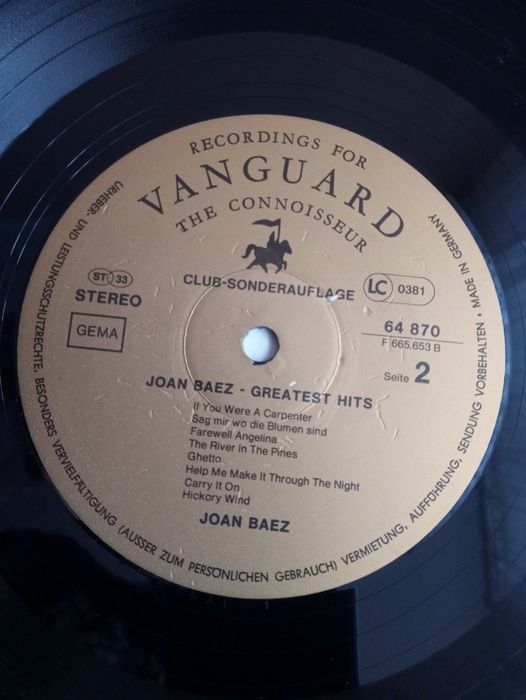 Joan Baez-Greatest Hits-2 albumy-3LP-winyl