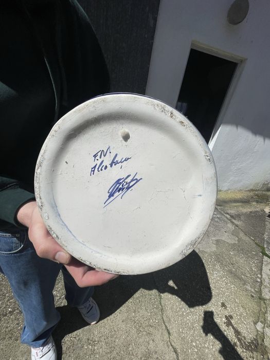 Jarra pintada a mão F.N.Alcobaça