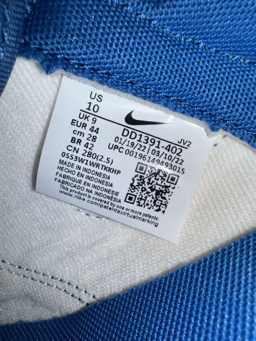 Dunk low retro “ucla” Originais