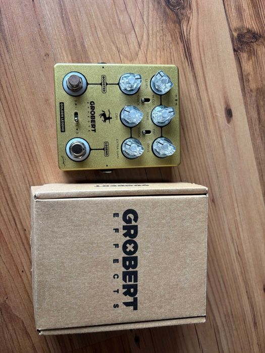 Efekt gitarowy Grobert Golden Legend jak nowy