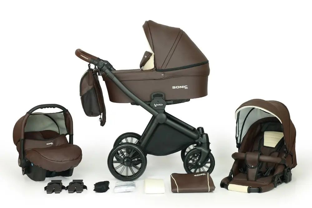 Коляска  Verdi Sonic Soft 3v1 03 шоколад