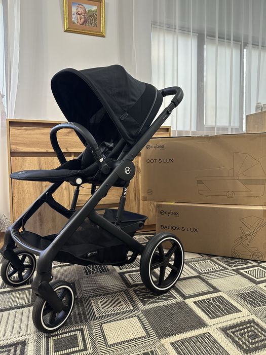 Cybex Balios S Lux 2025 Moon Black 2 в 1 ( дійсна гарантія 3 місяці)