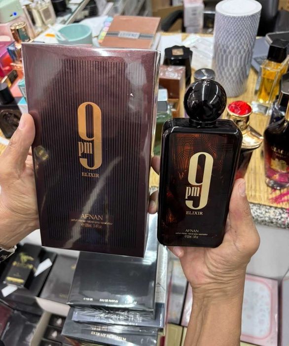 Afnan 9 pm elixir original — perfume árabe