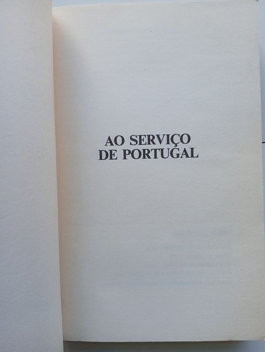 Livro “Ao Serviço de Portugal” – António de Spínola