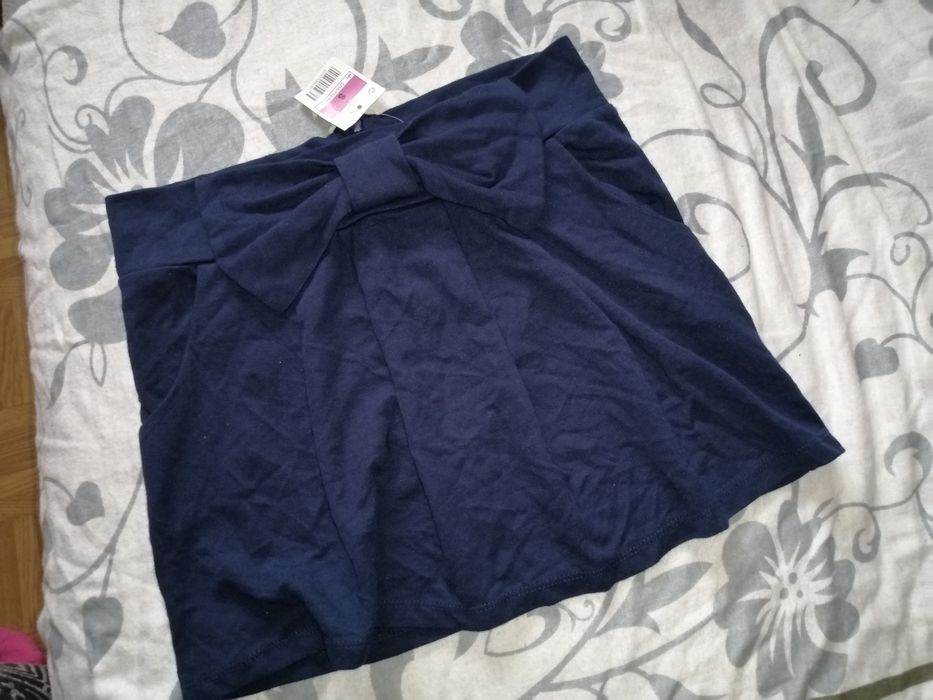 LEFTiES krótka spódniczka spódnica mini, Wiskoza _ NOWA z metką! XS