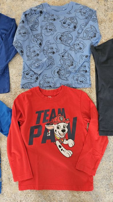 Zestaw,  koszulki, bluzki chłopięce,  rozm. 116, Smyk