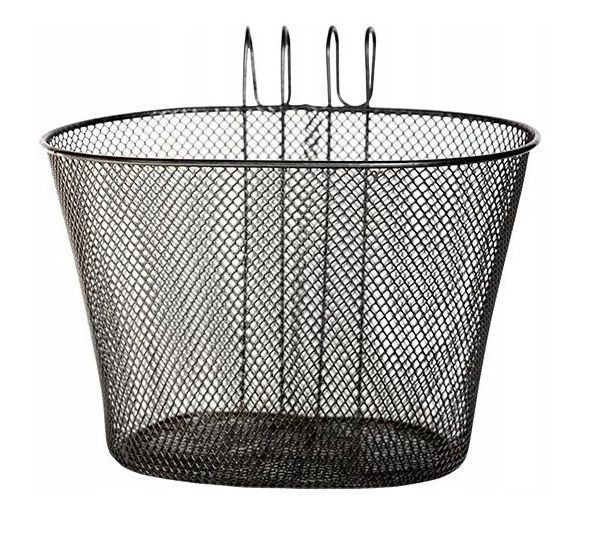 Duży koszyk rowerowy kosz metalowy nakładany max obciążenie 20 kg