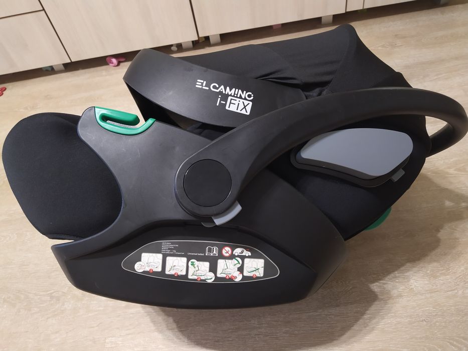 Автокрісло El Camino 0+ (0-13 кг) адаптери на Oyster, Maxi-Cosi, Cybex
