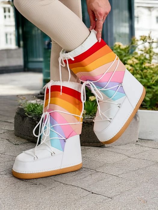 4 Kolory 36 37 38 śniegowce 39 40 41 jak moon boot długie na platformi