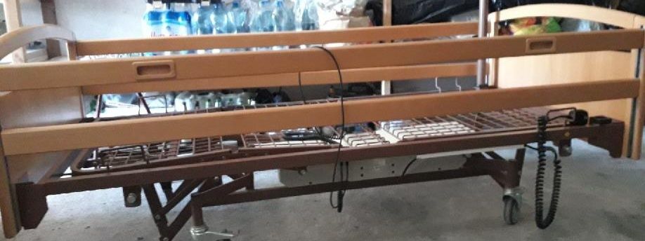 Łóżko rehabilitacyjne z pilotem
