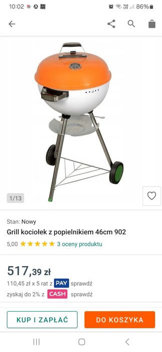 Grill kociołek Nowy Master