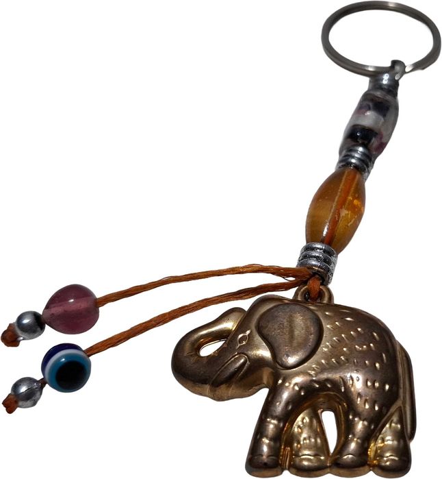 Breloczek handmade, słoń, 4cm, 12,5cm (Brelok)