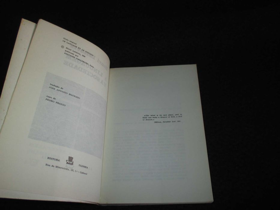 Livro A Linguagem e a Sociedade Henri Lefebvre