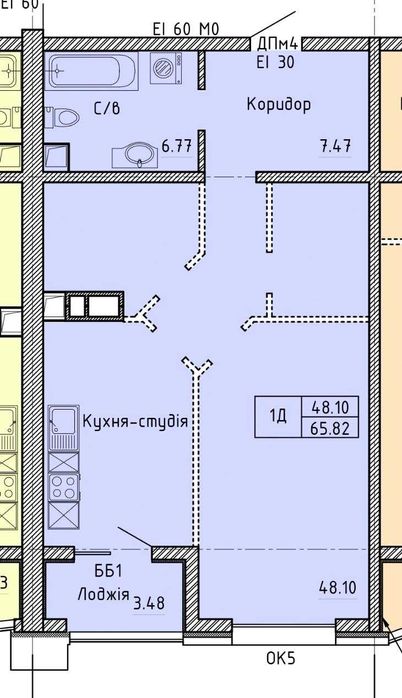 Продам 1 комн Французский бул. ЖК Олимпийский! Стикон. пр. Шевченко