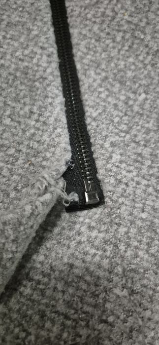 Szary płaszcz zimowy rozmiar S House