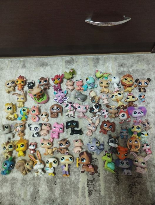 Лпс, фігурки, будиночки, lps, гірка