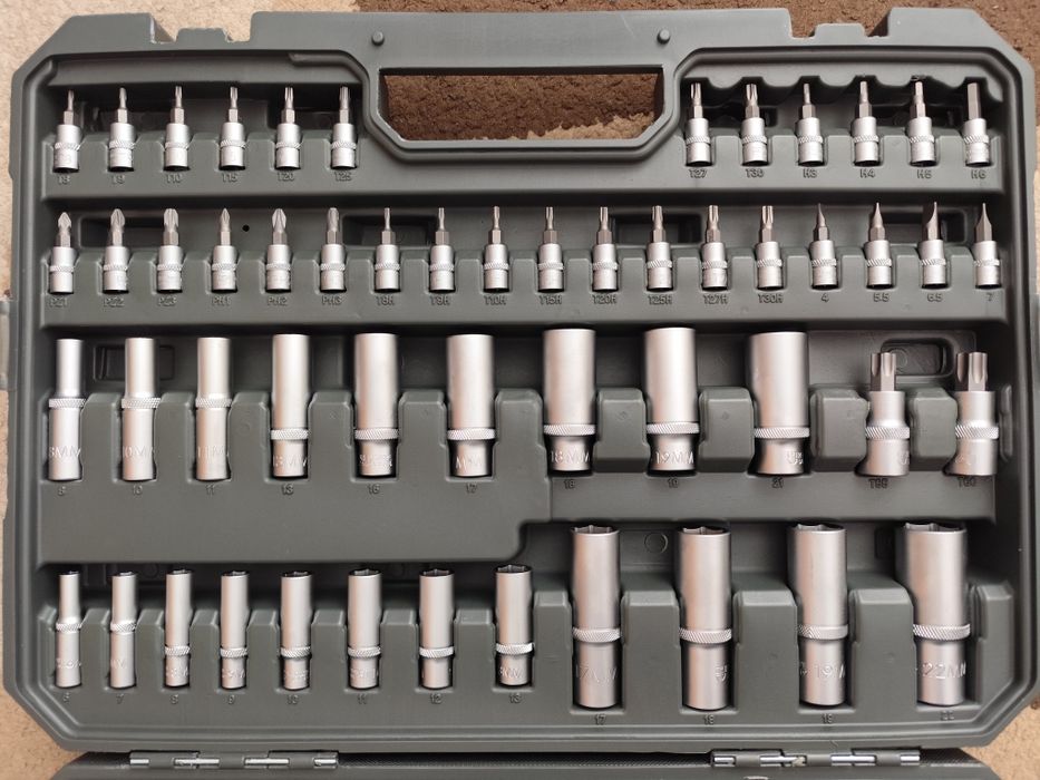 WURTH !!! Klucze Nasadowe  1/2", 1/4", 3/8" 154 El. Nowe !!!