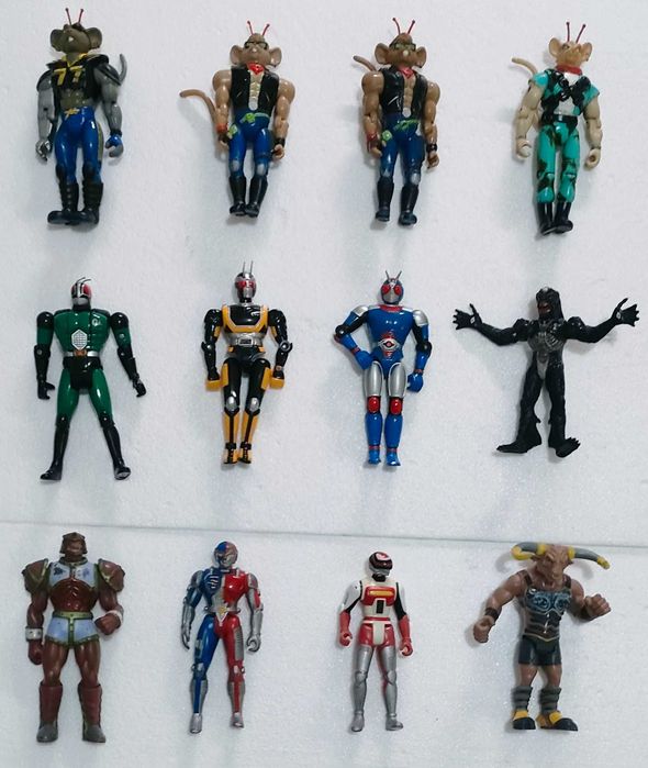 Figuras - Ação - 1 - He - Man - Kamen Riders - Moto Ratos  - G.I.JOE - Chap Mei