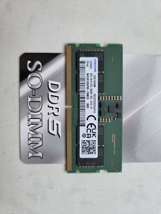 Оперативна пам'ять для ноутбука DDR5 sodimm 16 GB (2x8) Samsung 5600