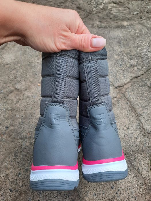 зимние Непромокаемые термосапоги сапоги чоботи дутики Mountain р.39