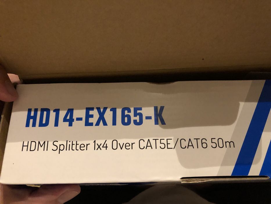 Splitter OREI HDMI para RJ45 x4 e conversores
