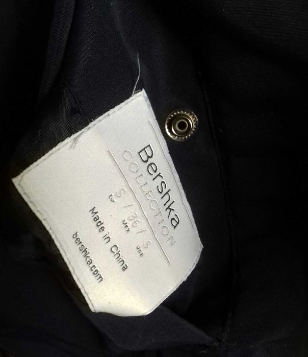 Синя Куртка бомбер двосторонній