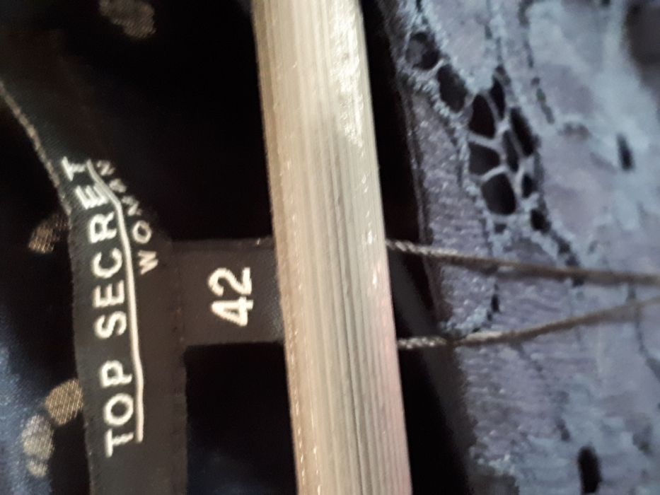 Koronkowa bluzka 42 top top secret bluzka damska grantowa