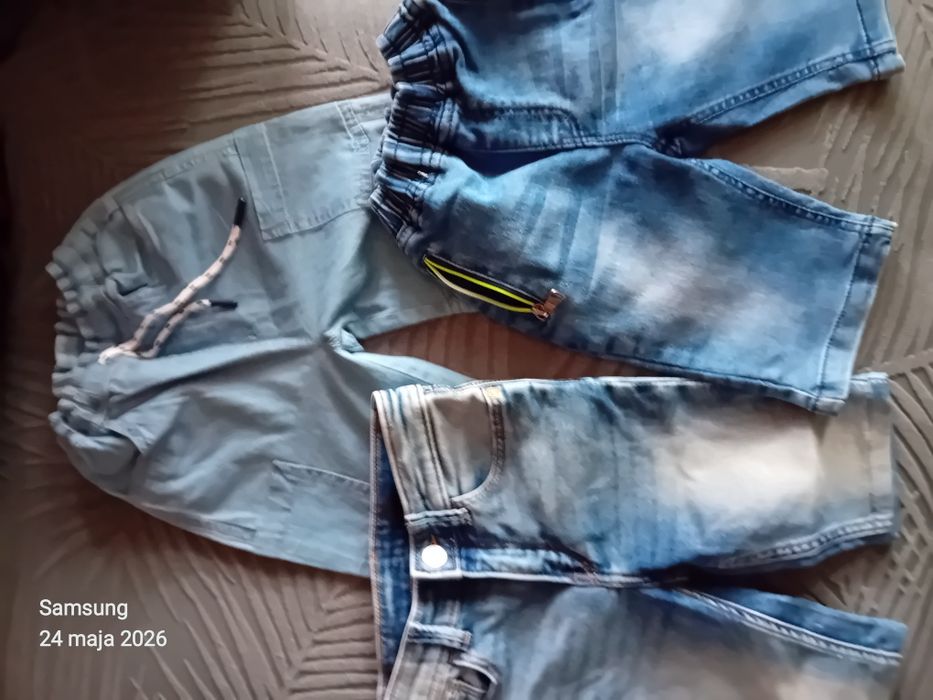 Krótkie spodenki 9 sztuk rozmiar 110
