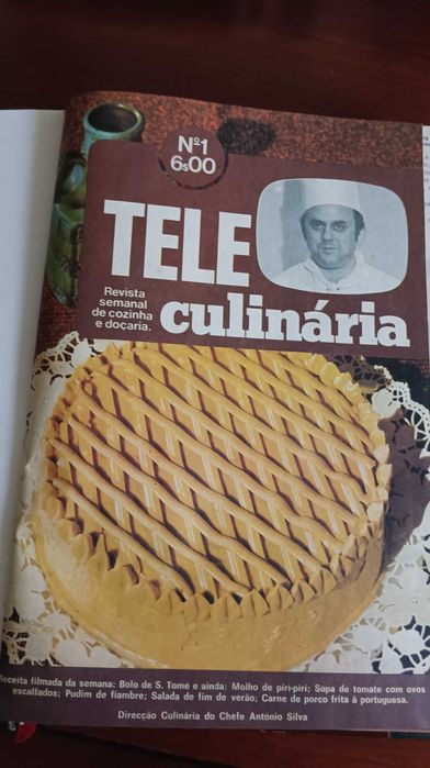 Tele culinárias do N° 1 ao 52, encadernadas