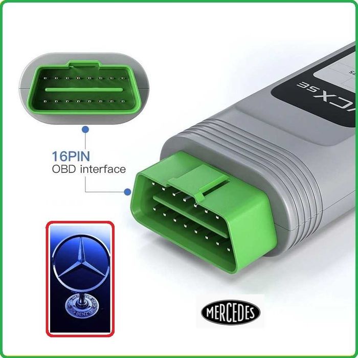 Автосканер VXDIAG VCX SE OBD2 для Benz (Wi-Fi+USB) диагностики 2024г