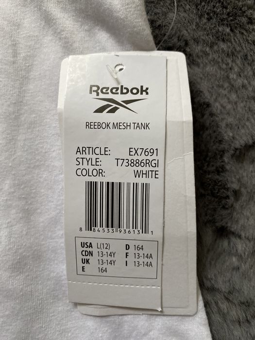 Reebok kids t-shirt na lato rozmiar 164 cm
