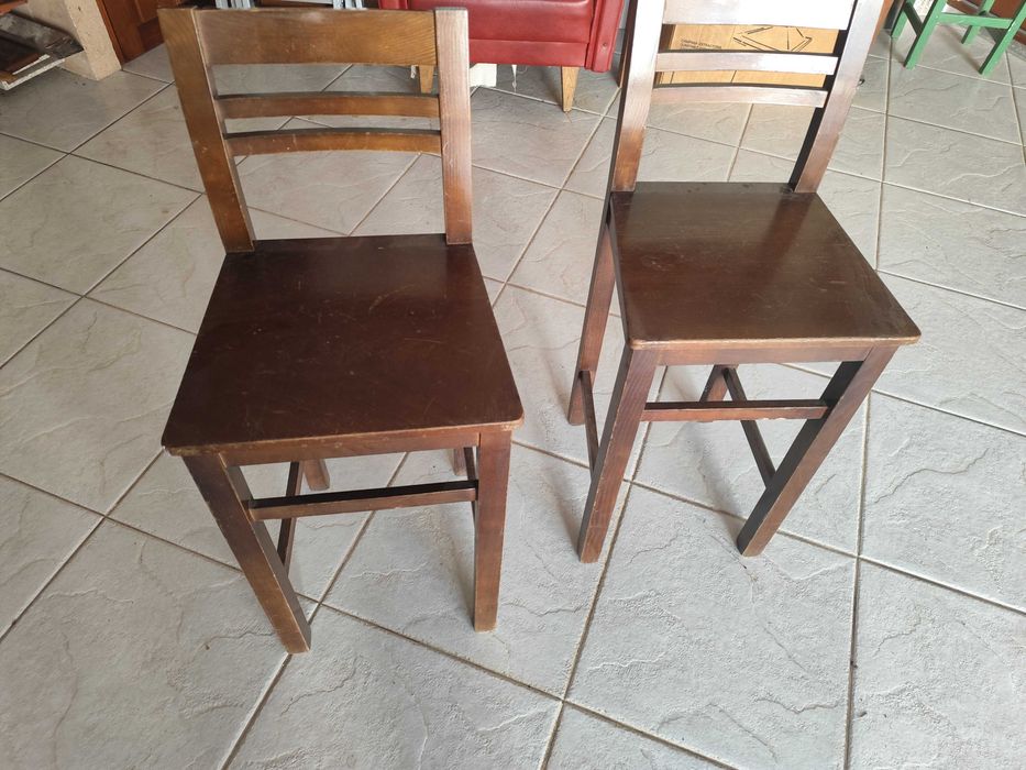 Cadeiras Vintage altas