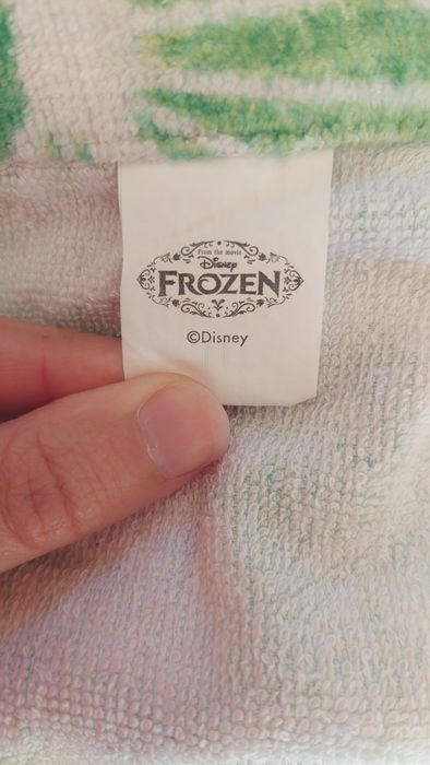 Poncho/ Toalha com capuz, praia ou piscina, Olaf (Frozen)