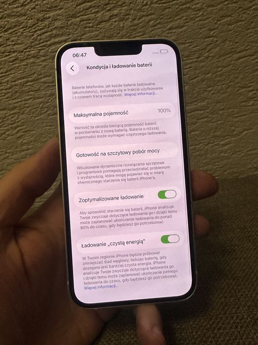 Iphone 13 256gb 100% bateria, gwarancja zadbany!