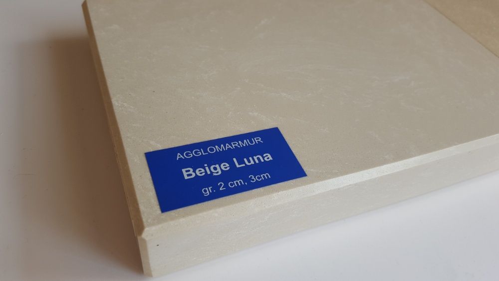 Parapety agglomarmur BEIGE LUNA konglomerat marmurowy