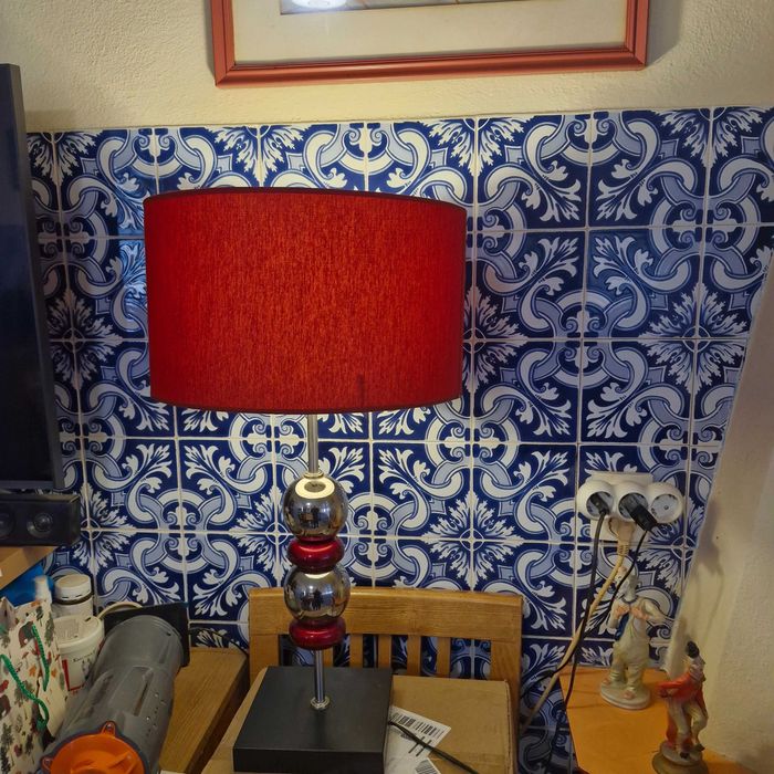 Candeeiros de mesa para sala, com abajur