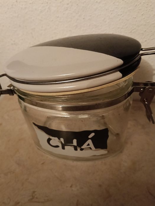 Frasco vidro para chá