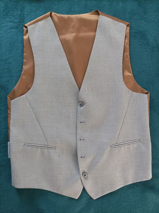 Garnitur męski 3-częściowy r.M(50)